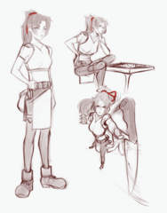 Erin sketches