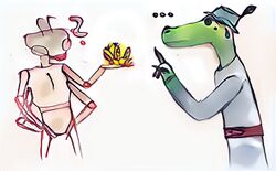 Bird offering a Bird to Ratici