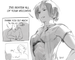 Pryde attempting to gloat to Grimalkin