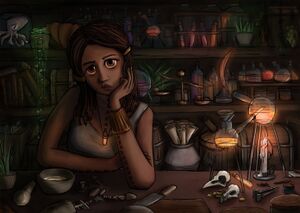 Octavia in Shop by auspiciousOctopi.jpg