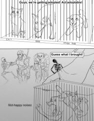 Az'kerash adopting some pets for his Chosen, by LeChatDemon