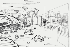 Erin first meets Teriarch (altered version), by Auspiciousoctopi