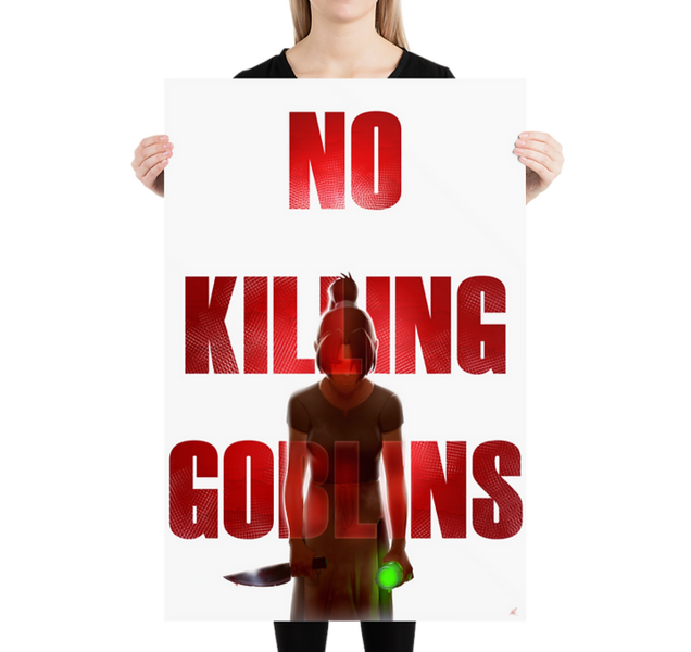 File:No Killing Goblins Matte Poster.png