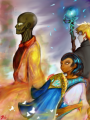 Fetohep, Quarass and Trey by Bobo Plushie