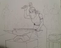 Nawal smithing by LeChatDemon (6.13 K)