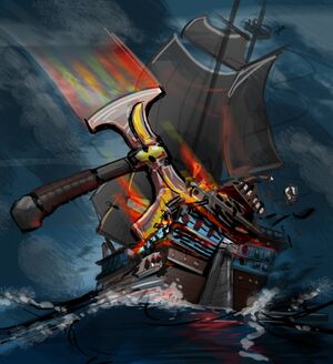 Minotaur King and my axe by MG.jpg