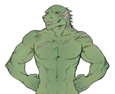 Full frontal Relc (Cutout from NSFW image), by Artsy Nada