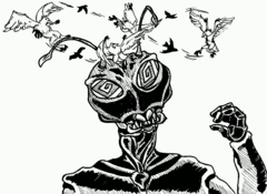 Dizzy Bird, by Cortz