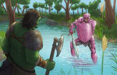 Pyrite and Welca fighting, by LeChatDemon (4.39 G)