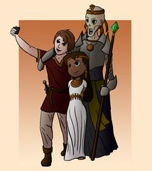 Trey, Fetohep and Quarass posing for selfie