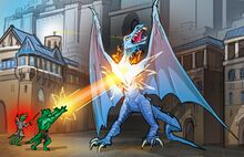 Grimalkin, Chaldion and Bird VS Frost Wyvern Lord by mg (7.03)