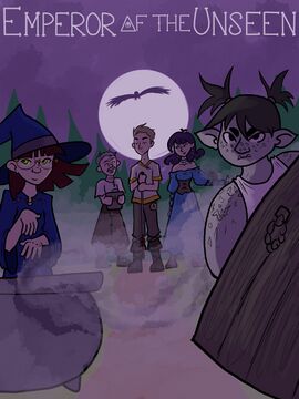 Emperor of the Unseen by Jack Enza. From Left to Right: Wiskeria, Prost, Laken, Rie and Durene.