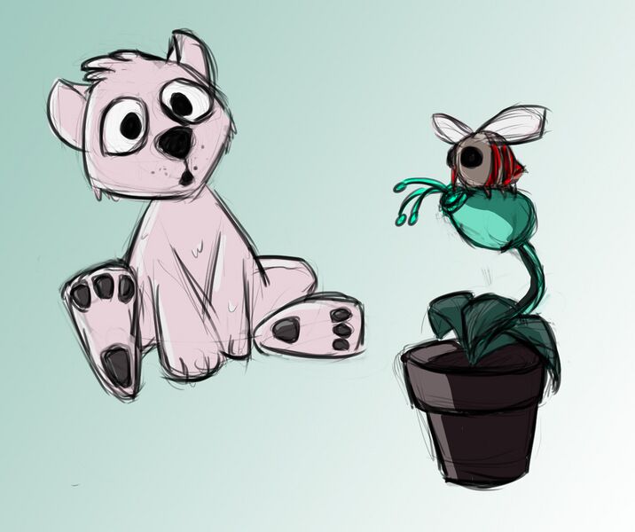 File:Mrsha and apista by auspiciousOctopi.jpg