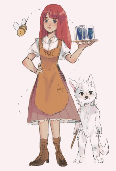 File:Lyonette and Mrsha by froggias.jpg