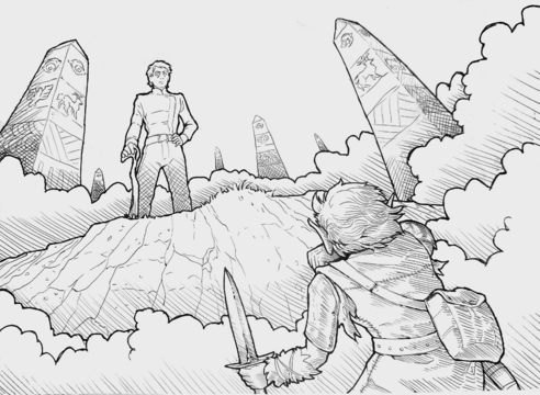 Mountain City Tribe Goblins meeting the Unseen Emperor, by LeChatDemon (4.23 E)