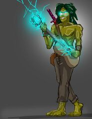 Numbtongue playing guitar