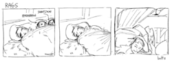Rags sleeping comic