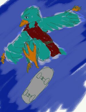 Skateboarding Garura by GridCube.jpg