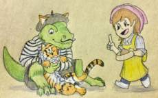 French Grim & Erin by Brack