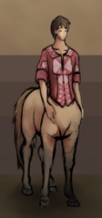 Male Centaur by FlauscheSoeckchen