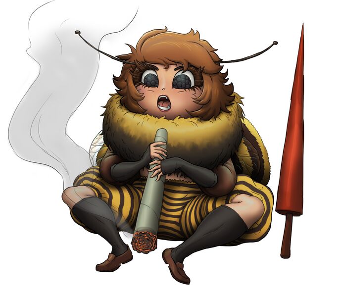 File:Antrhopomorphised Apista by LeChatDemon.jpg