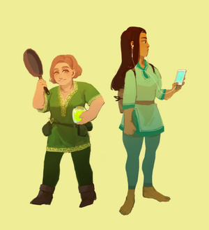 Erin and Ryoka by Evionth.png