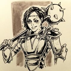 Jelaqua Ivirith drawn for Inntober 2021 #3