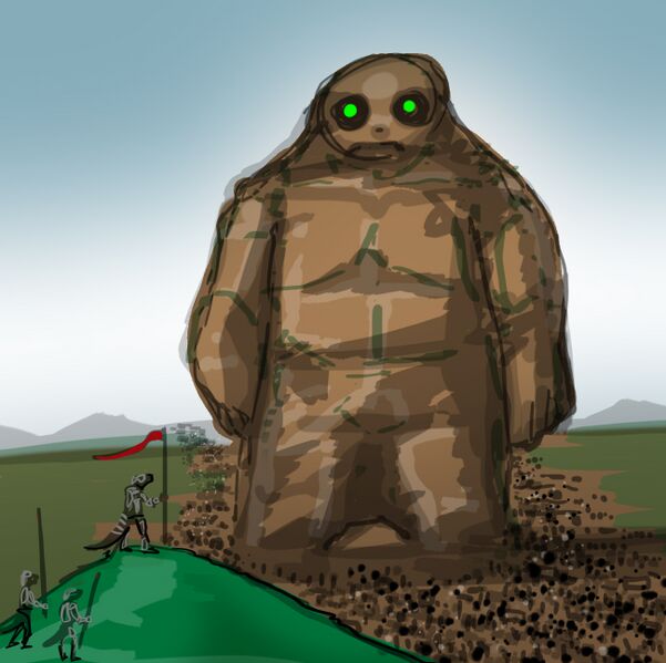 File:Gnoll earth elemntal by mg.jpg