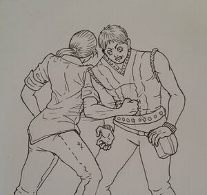 Ryoka Punches Laken by DemonicCriminal.jpg