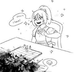 Erin destroys a challenger